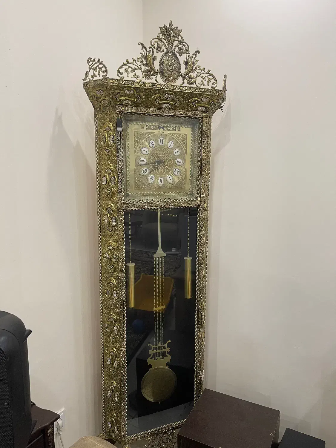 میز تی وی ساعت برنز لندی نوزاد|ساعت دیواری و تزئینی|محمدشهر, عباس آباد|دیوار