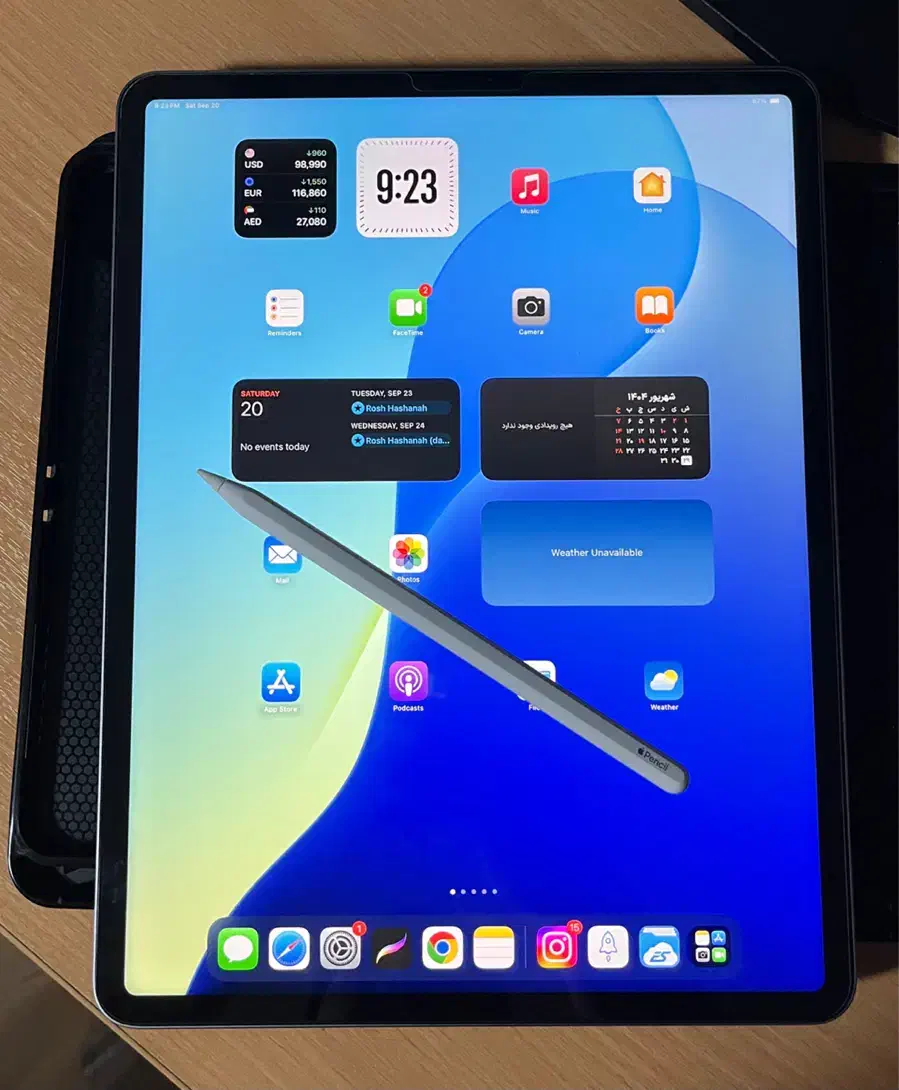 تبلت آیپد مدل iPad Pro 12.9 2022 WIFI ظرفیت 256گیگ|تبلت|شیراز, زرهی|دیوار