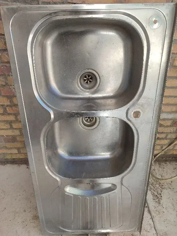 سینک دوقلو|مصالح و تجهیزات ساختمان|اهواز, شهرک رزمندگان|دیوار