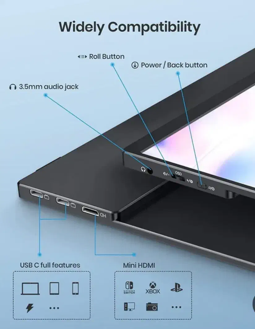 مانیتور پورتابل|قطعات و لوازم جانبی رایانه|اصفهان, بهارستان|دیوار