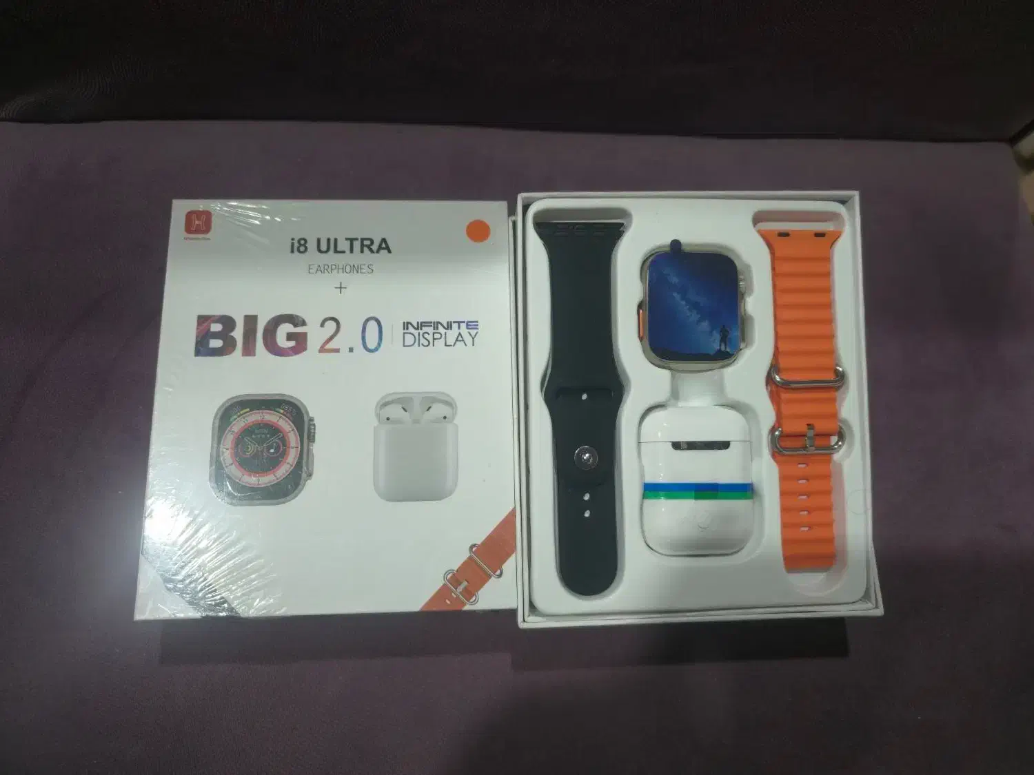 ساعت هوشمند i8 ULTRA و ایرپاد|لوازم جانبی موبایل و تبلت|اصفهان, مهدی آباد|دیوار