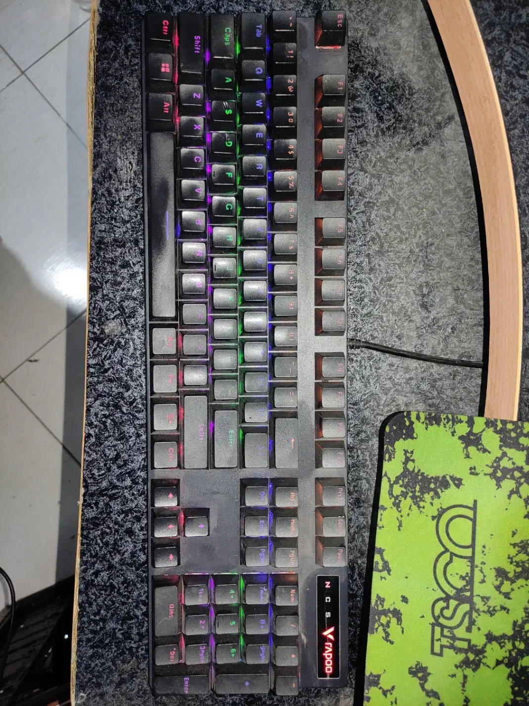 کیبورد مکانیکال rapoo v500pro|قطعات و لوازم جانبی رایانه|اراک, |دیوار