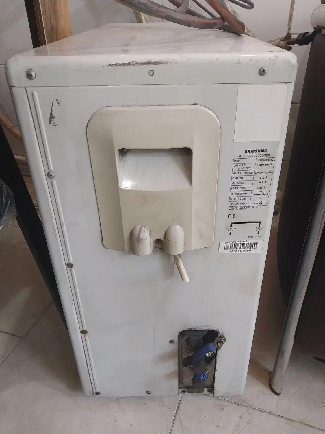 اسپیلت ۱۸۰۰۰ سامسونگ|کولر گازی و فنکوئل|بندر انزلی, باغ زمانی|دیوار