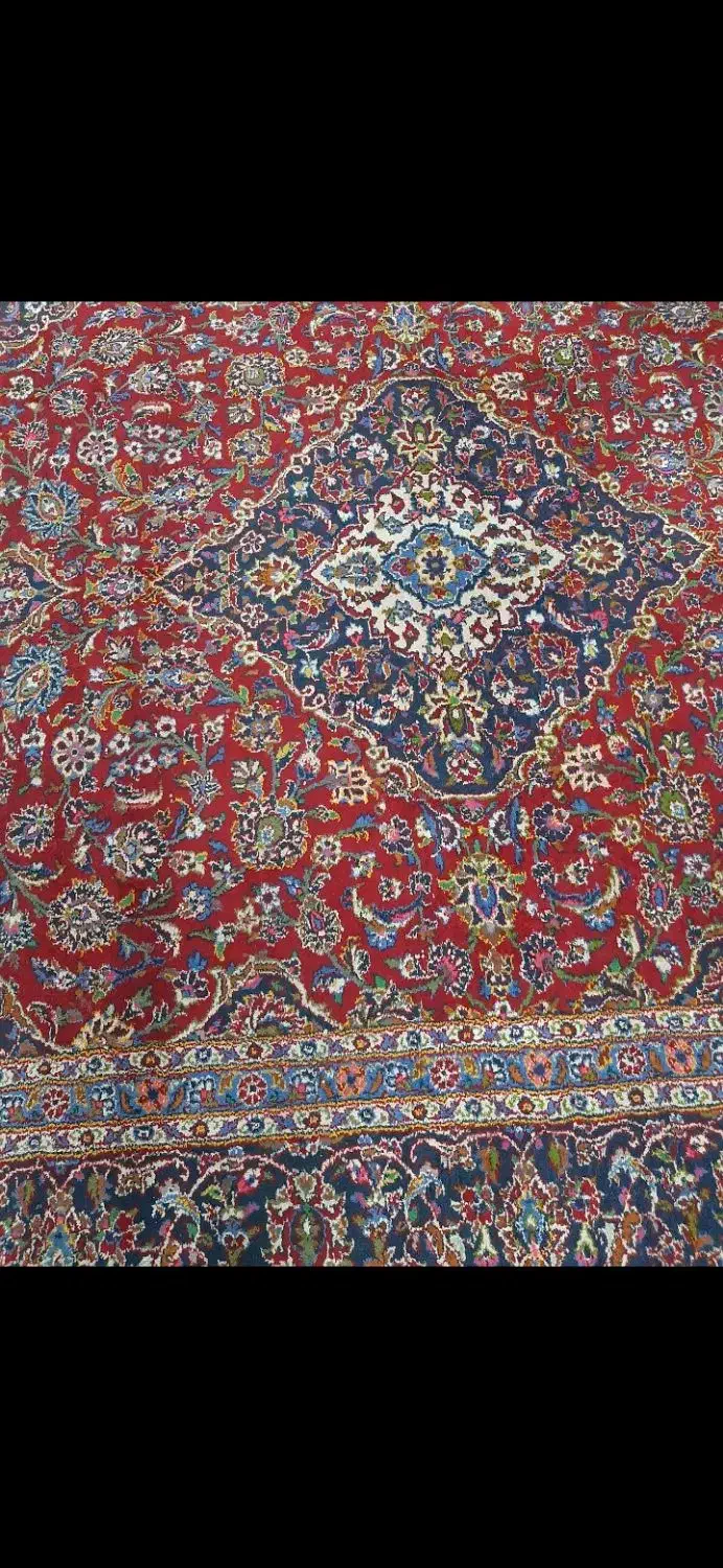 فرش دستباف نجف آبادی ۱۲ متری سالم وتمیز|فرش|فولادشهر, مسکن مهر فولادشهر|دیوار