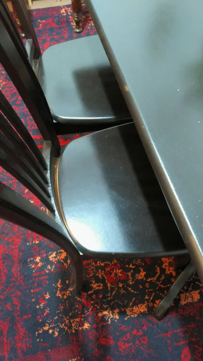 میزناهارخوری ۴ نفره زیباو چوبی|میز و صندلی غذاخوری|کرمان, |دیوار