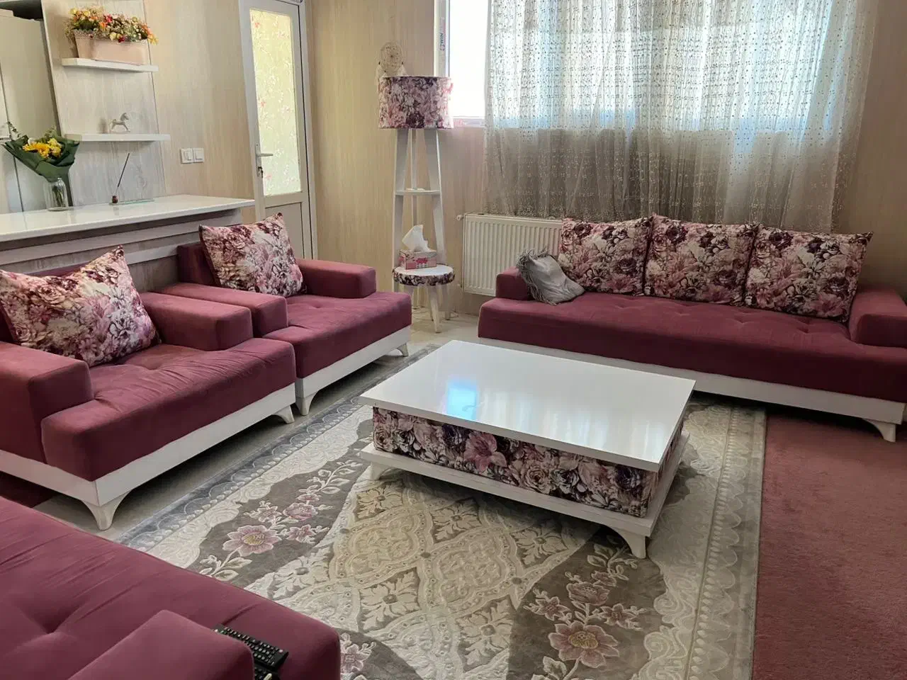 سرویس مبل هفت نفره ست کامل|مبلمان خانگی و میز عسلی|شیراز, سینما سعدی|دیوار