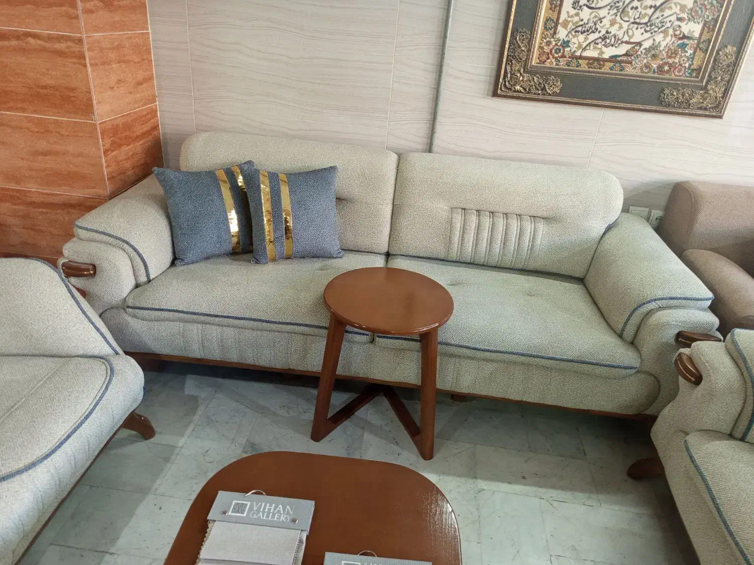 مبل ۸نفره تخت خواب شو بهمراه جلومبلی و عسلی اقساط|مبلمان خانگی و میز عسلی|قدس, شهرقدس|دیوار