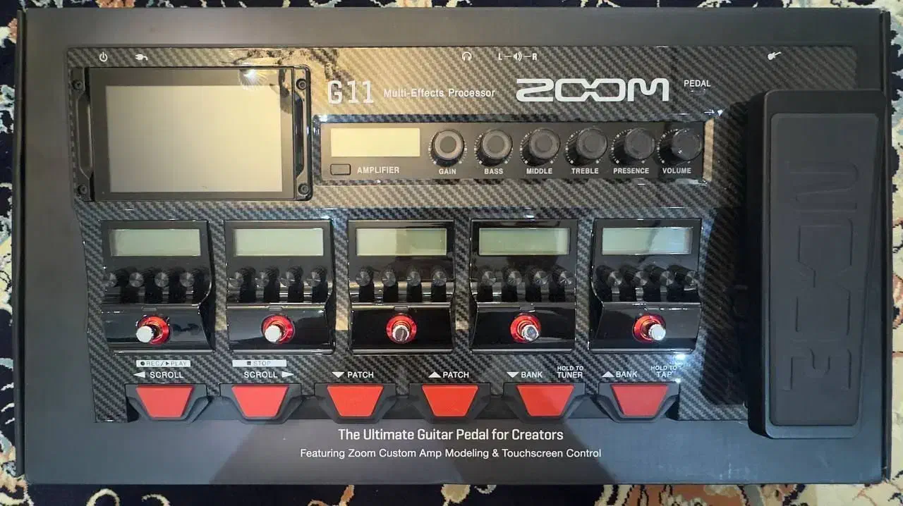 Zoom g11|گیتار، بیس، امپلیفایر|ساری, |دیوار