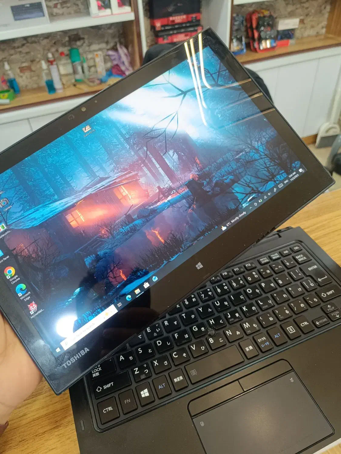 لپ تاپ توشیبا لمسی سیم کارت خور تبلت شو|رایانه همراه|اردبیل, |دیوار