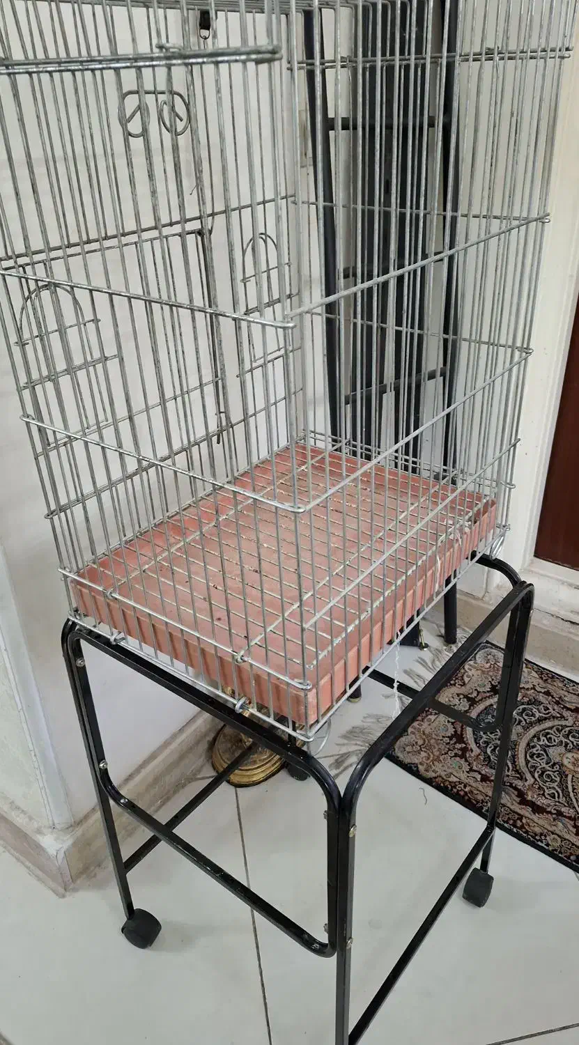 قفس پرنده بزرگ همراه با پایه بزرگ|لوازم جانبی حیوانات|اندیشه, اندیشه فاز ۳|دیوار