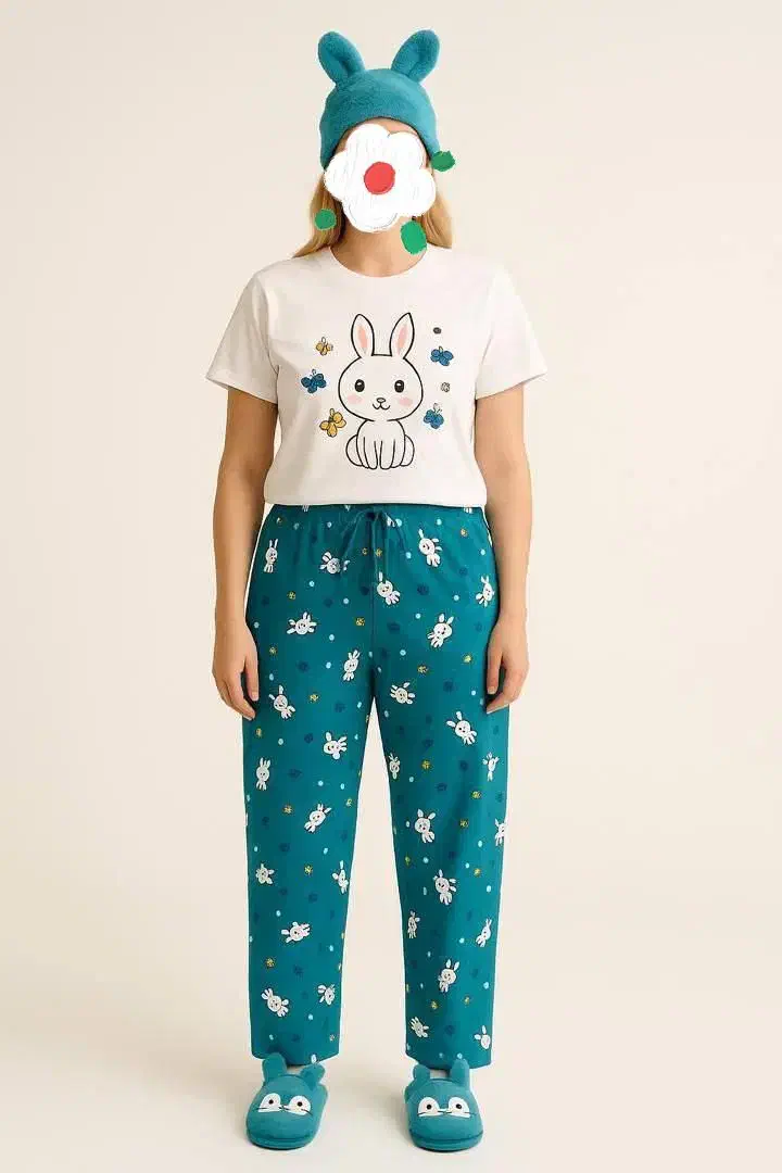 ست تیشرت شلوار عروسکی نخ پنبه|لباس|دهق, |دیوار