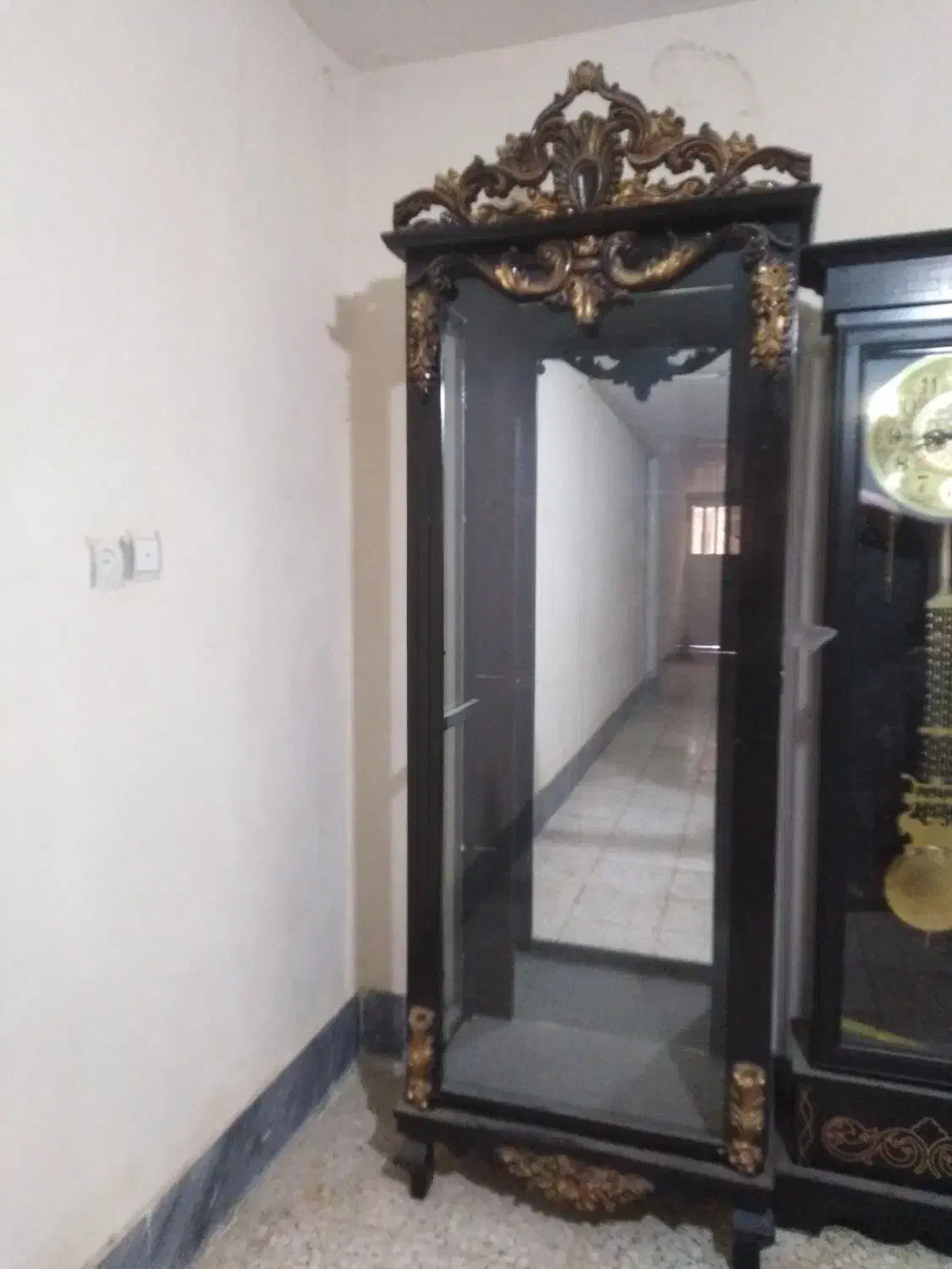 بوفه و ساعت|بوفه، ویترین، کنسول|گیلان غرب, |دیوار