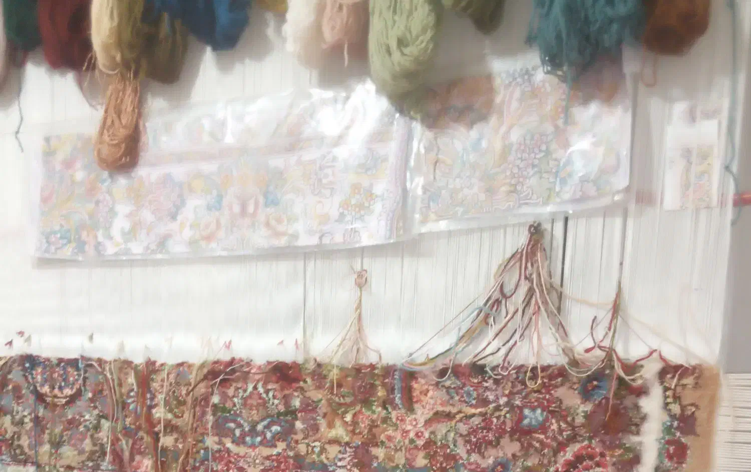 فرش نیمه کاره ۹متری سالاری|فرش|ارومیه, |دیوار