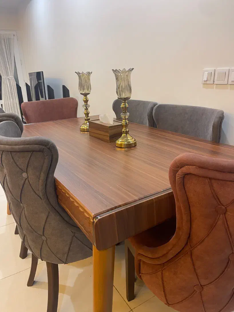 میز غذاخوری ۶نفره|میز و صندلی غذاخوری|ساری, |دیوار