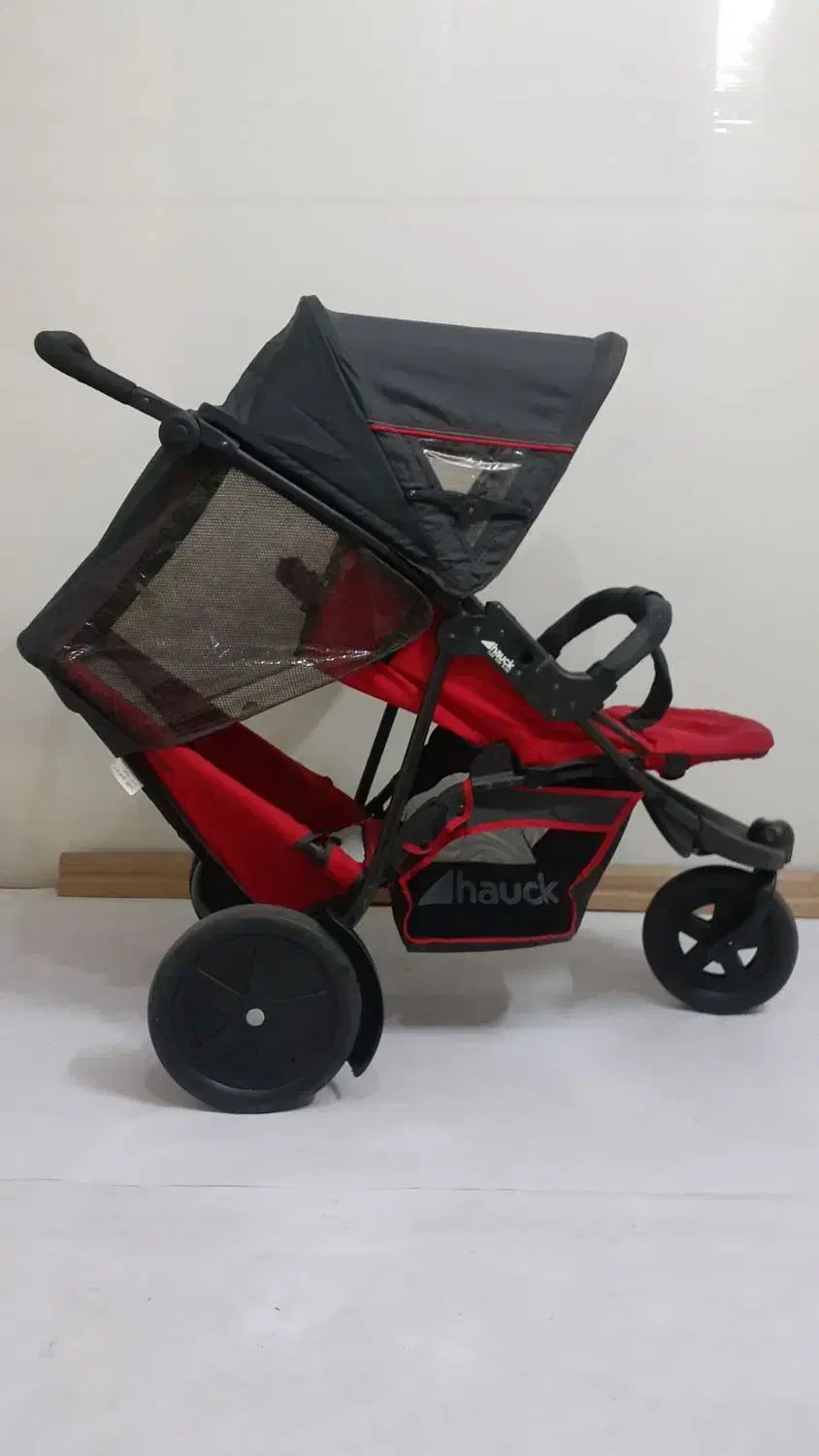 کالسکه دوقلو آلمانی برندhauck مناسب سیسمونی|کالسکه و لوازم جانبی|مشهد, اروند|دیوار
