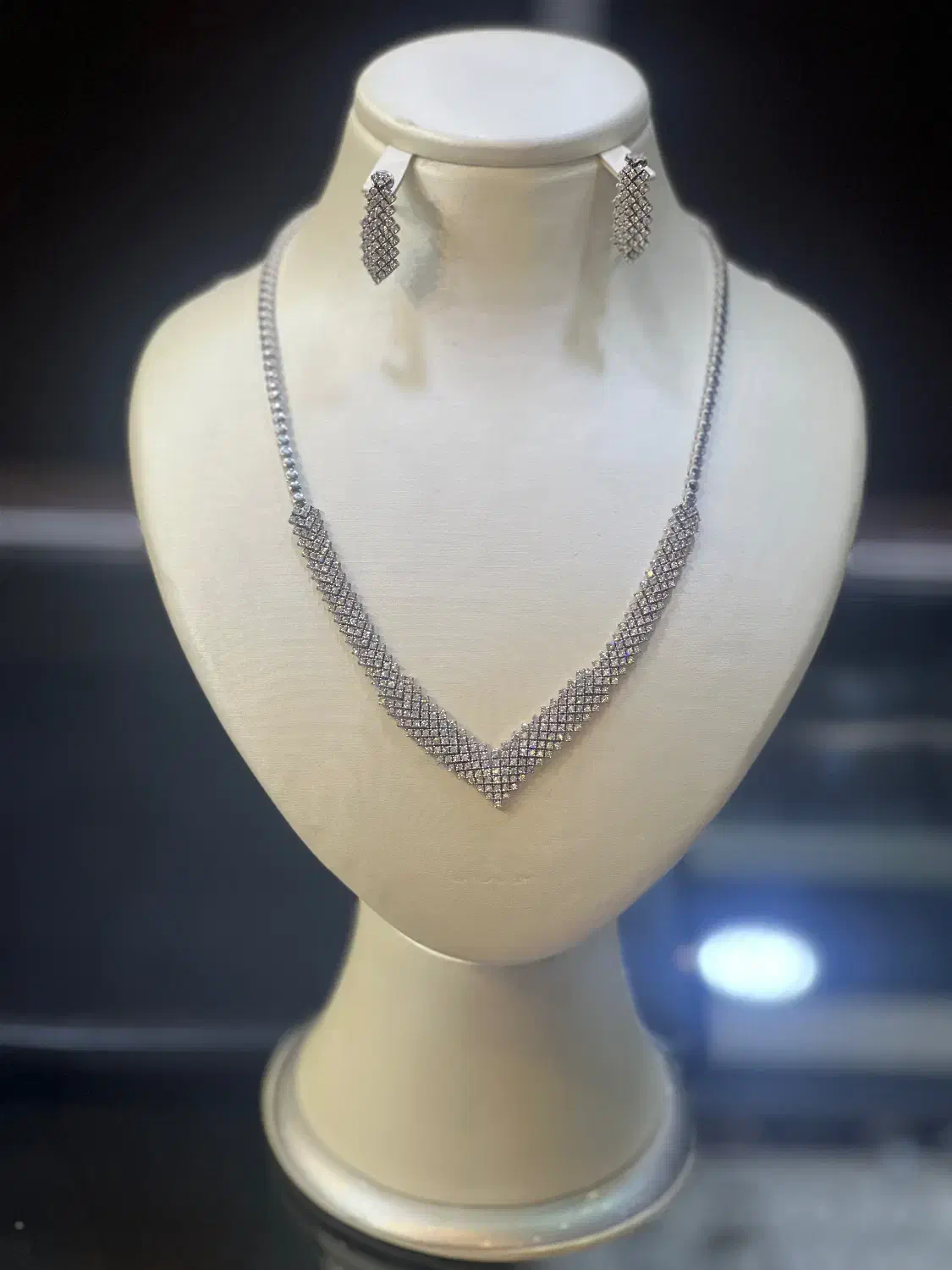 نیم ست نقره|جواهرات|تاکستان, |دیوار