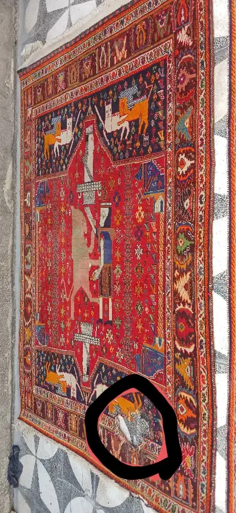 فرش دست بافت|فرش|شیراز, شهرک گلها|دیوار