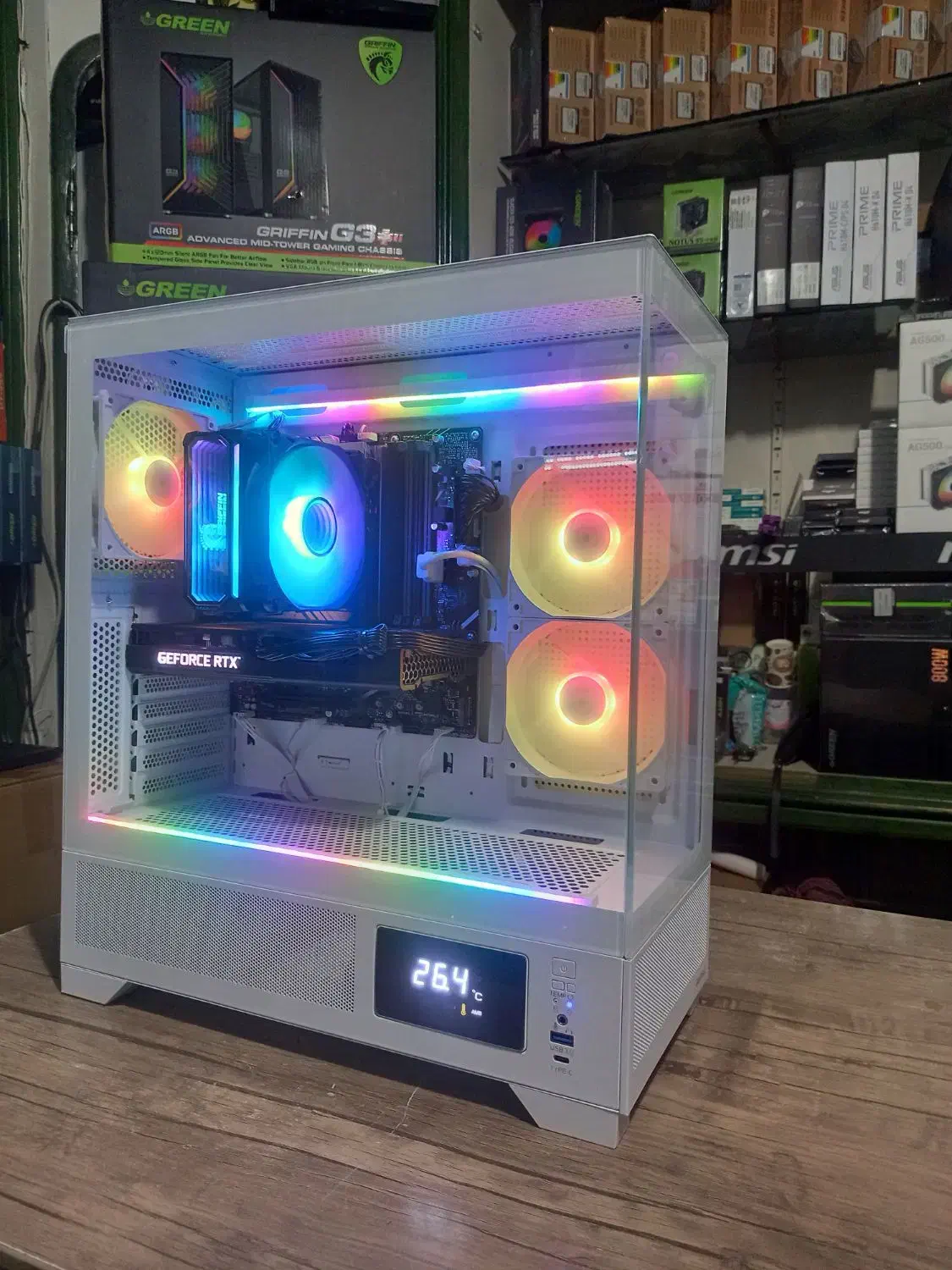 کیس گیمینگ با گرافیک ۵۰۶۰|رایانه رومیزی|رشت, حاجی آباد|دیوار