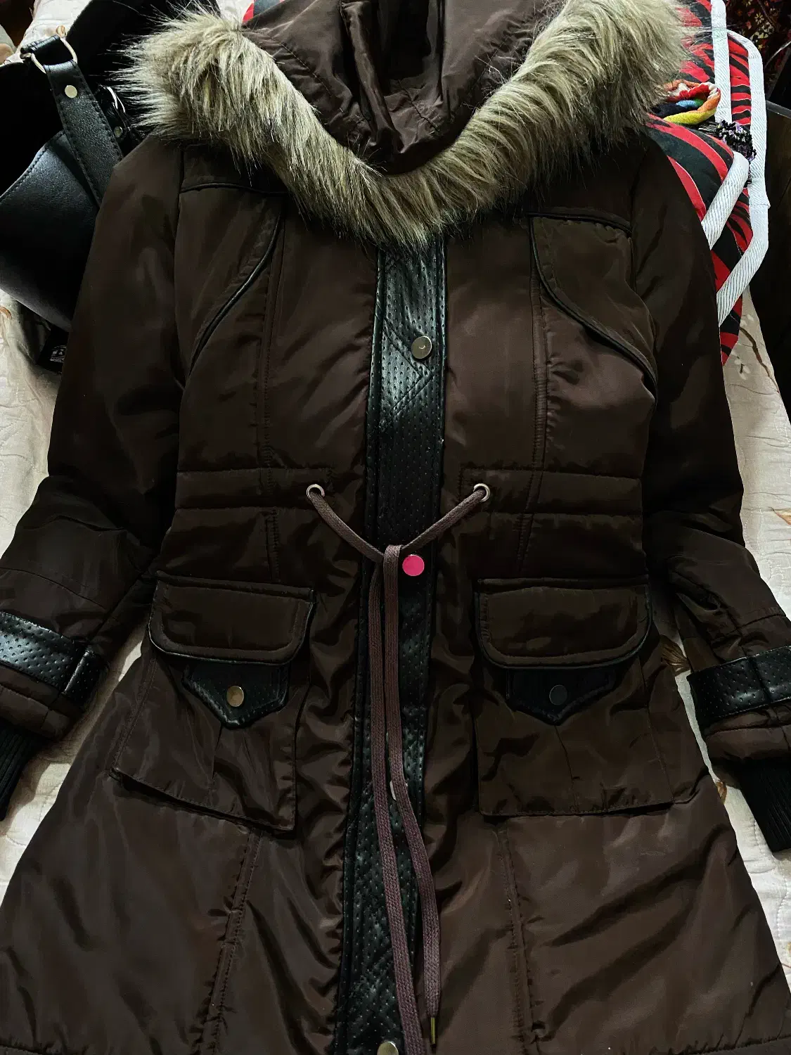 کاپشن بلند ضد آب بسیار گرم جنس قوی و محکم|لباس|اراک, |دیوار