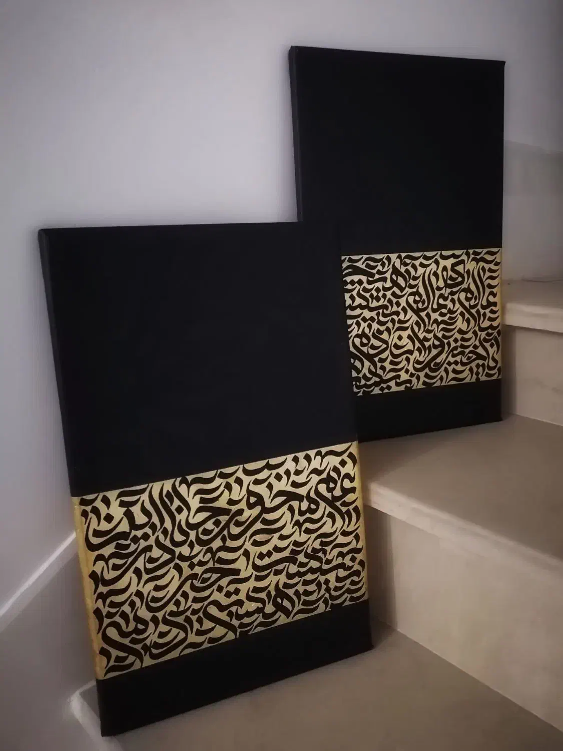 تابلو دکوراتیو کالیگرافی|تابلو، نقاشی، عکس|قم, شهرک سازمان آب|دیوار