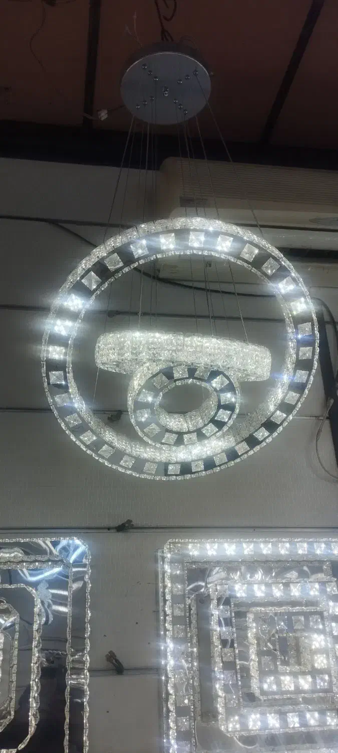 لوستر کریستالی و مدرن|لوستر و چراغ آویز|مشهد, هفت تیر (نه دره)|دیوار