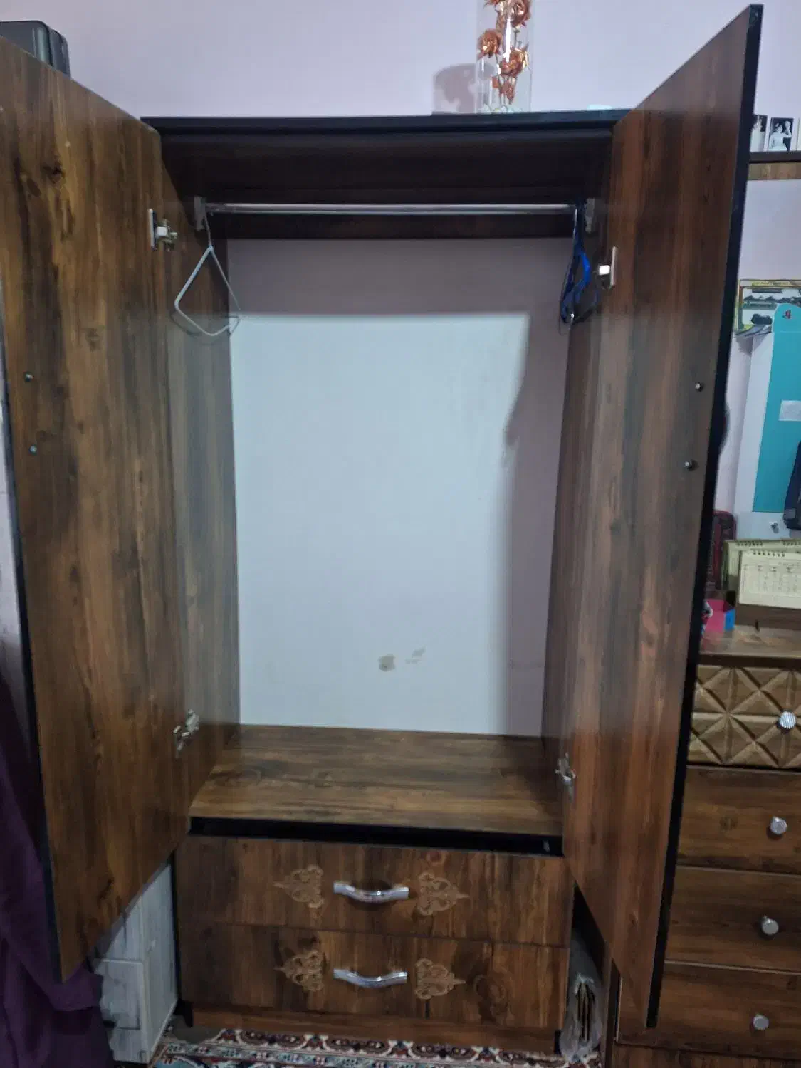 کمد لباسی|جاکفشی، کمد، دراور|کرمان, |دیوار