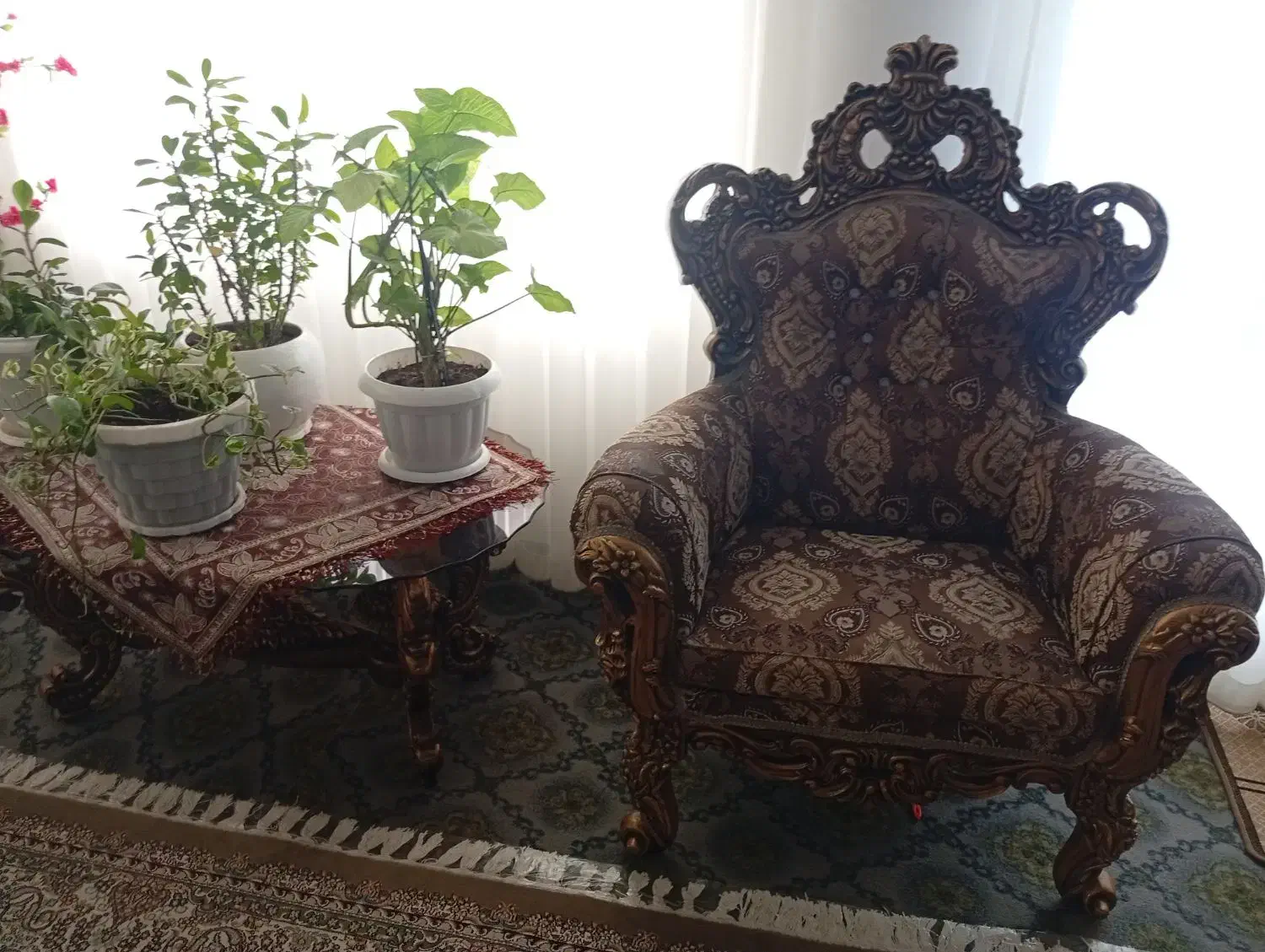مبل سلطنتی|مبلمان خانگی و میز عسلی|آمل, |دیوار