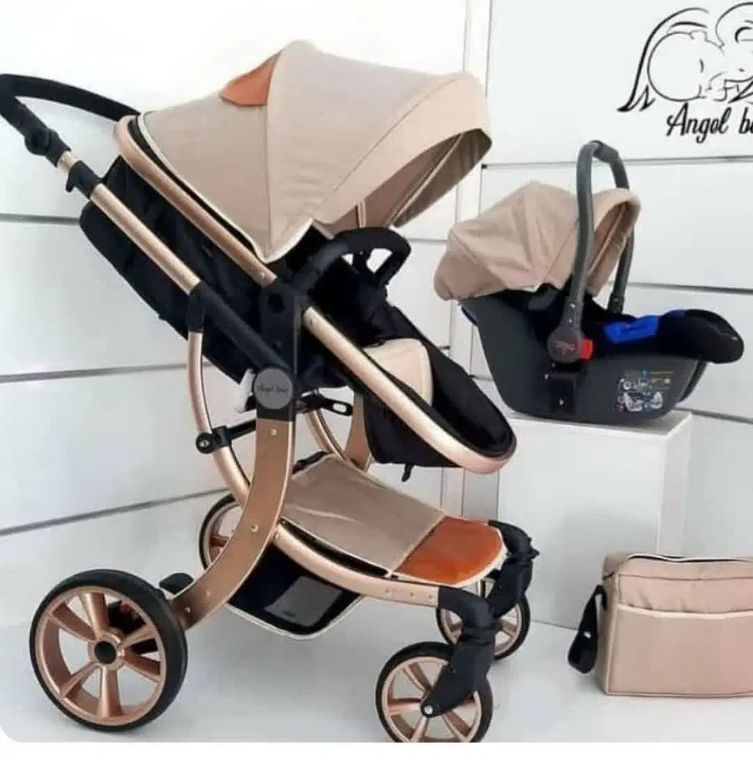 تخت کودک و کالسکه نوزاد سرویس کامل|کالسکه و لوازم جانبی|سبزوار, ولیعصر (نجار آباد)|دیوار