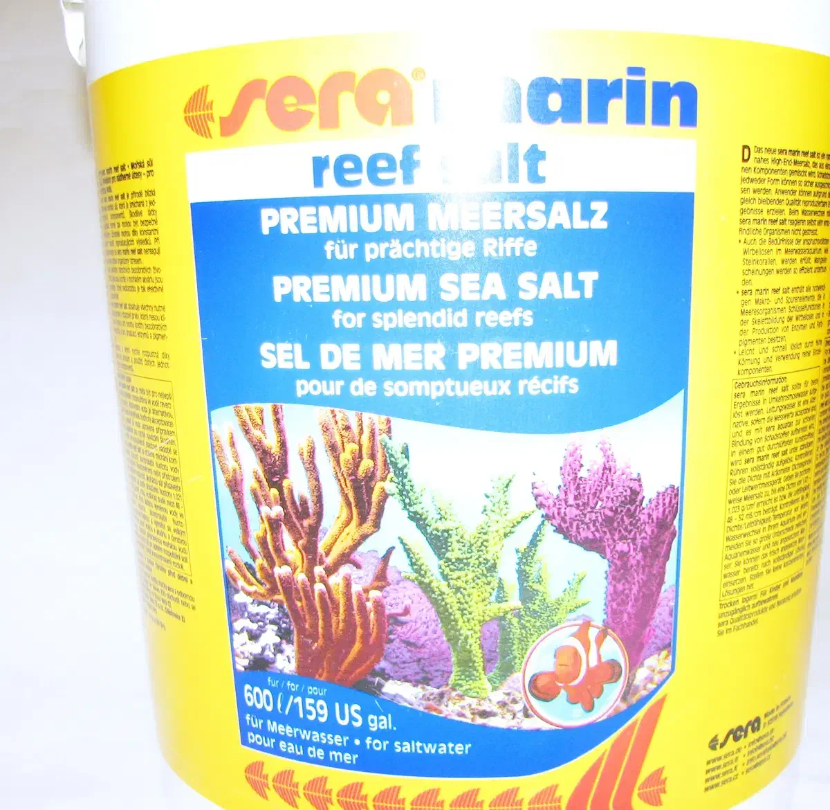 نمک آکواریوم آب شور Sera Marin Reef Salt پلمپ|ماهی|قم, هنرستان|دیوار