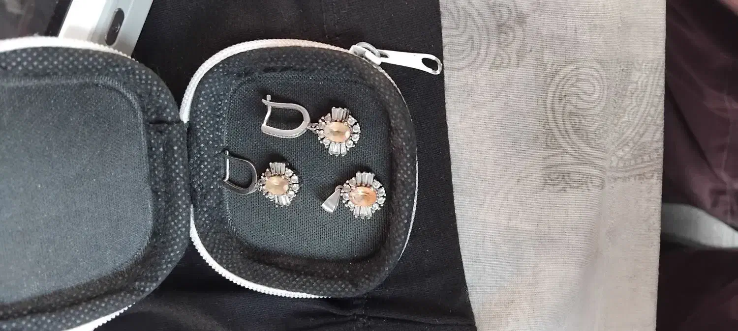 نقره اصل ۹۲۵ باسنگ سیترین|جواهرات|تالش, هشتپر|دیوار