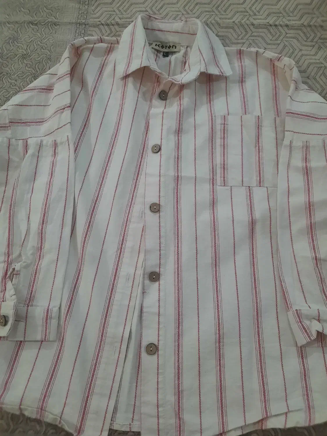 بلوز دخترانه کتان در حد نو|لباس|اهر, |دیوار