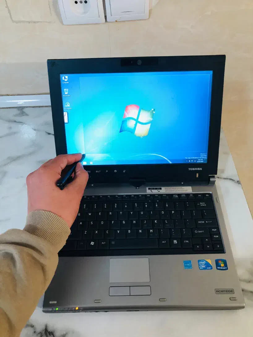 لپتاپ Core i5 نسل 1/صفحه تاچ/تبلت شو/باطری سالم|رایانه همراه|تهران, سجاد|دیوار