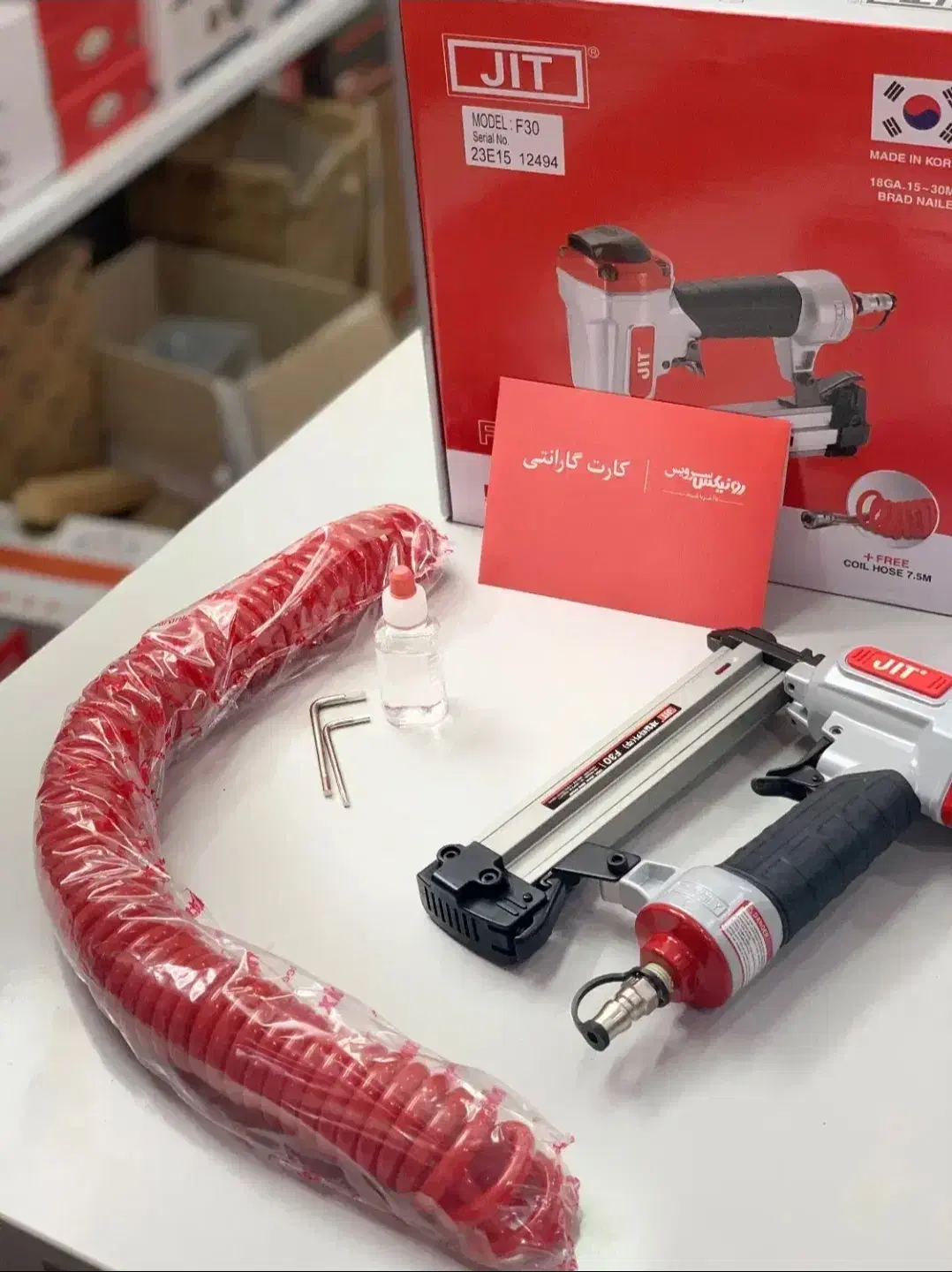 میخکوب بادی f30 جیت JIT کره ای اصلی حک شده|ابزارآلات|هشتگرد, شهرک راه آهن|دیوار