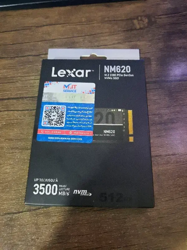 SSD M.2 NVMe Lexar ظرفیت ۵۱۲ گیگابایت|قطعات و لوازم جانبی رایانه|قزوین, |دیوار