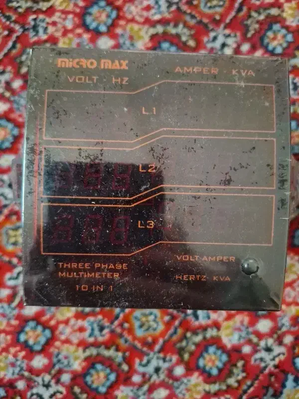مولتی متر ۱۰.۱ میکرومکس ۳ فاز|ابزارآلات|تهران, جوادیه تهرانپارس|دیوار