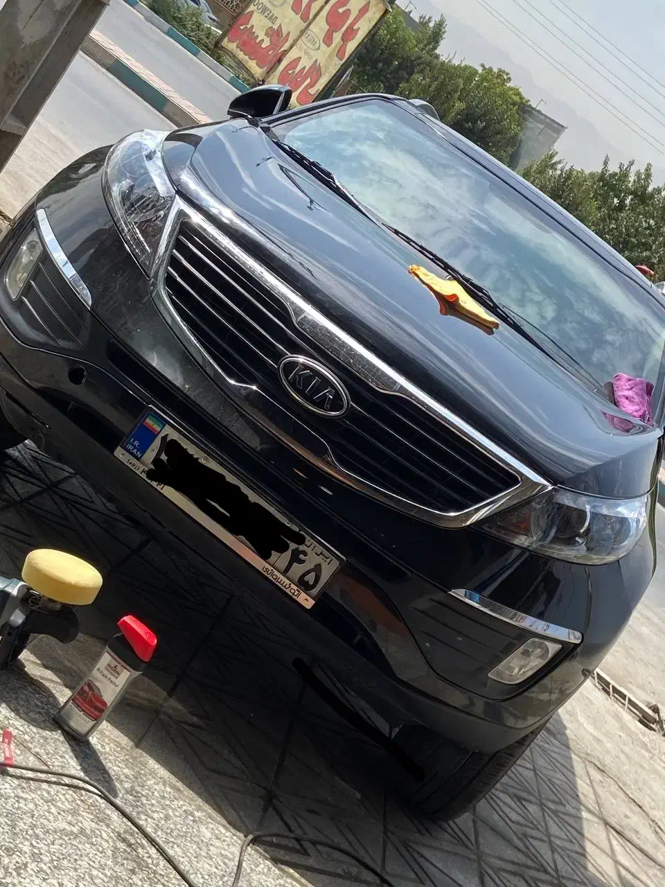 پولیش و ریکاوری رنگ خودرو درب منزل سیار|خدمات موتور و ماشین|همدان, |دیوار