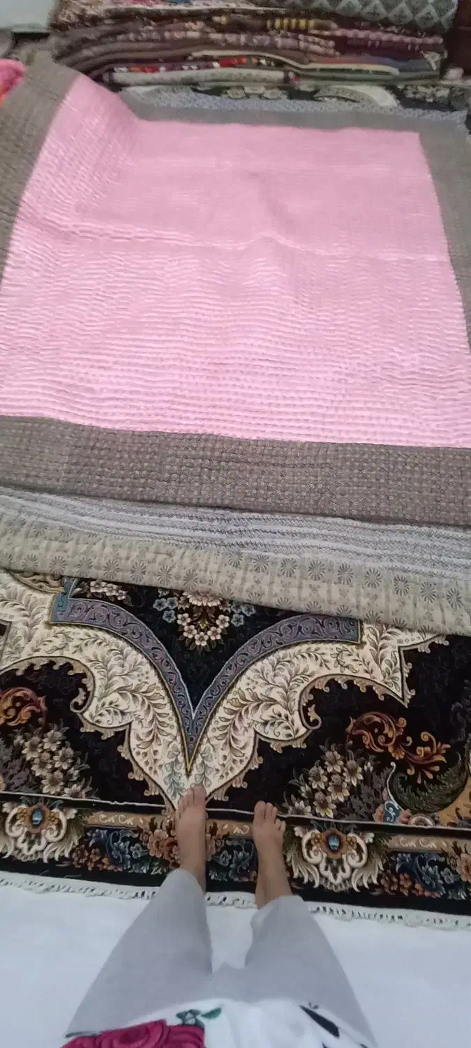 لحاف یک نفره|رختخواب، بالش، پتو|زرندیه, |دیوار