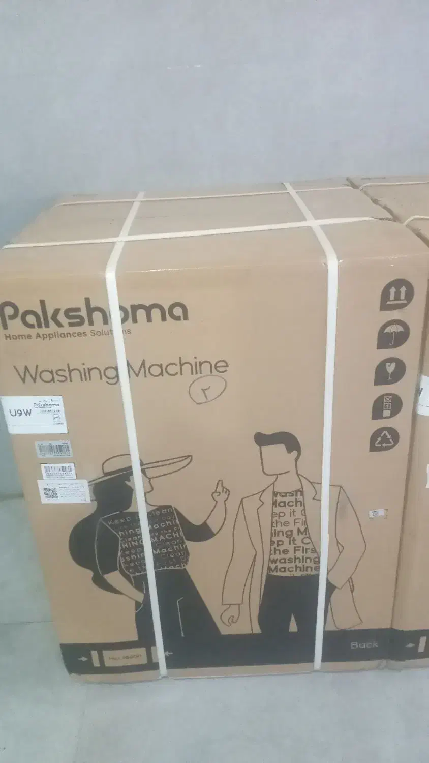 ماشین لباسشویی تمام اتوماتیک پاکشوما ۹کیلویی|ماشین لباسشویی و خشککن لباس|گلبهار, شهر جدید گلبهار|دیوار