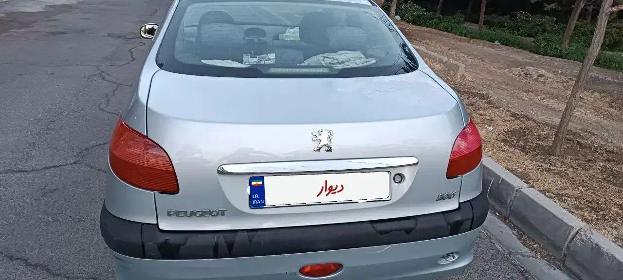پژو ۲۰۶ صندوقدار تیپ v8|خودرو سواری و وانت|تهران, پونک|دیوار