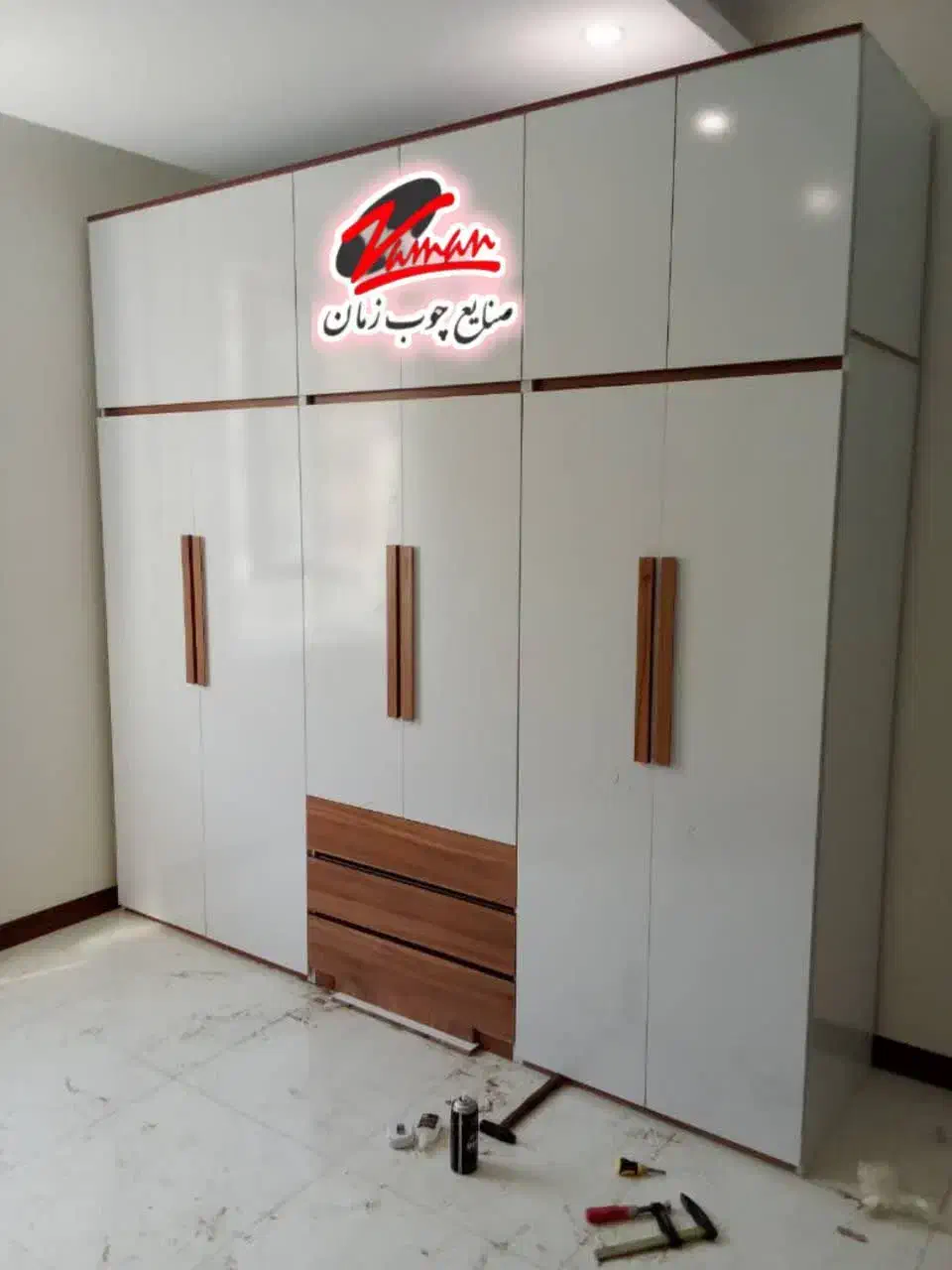 کمد دیواری آماده ۳کشو مدل فردیس کد۱۸۱|جاکفشی، کمد، دراور|اسلامشهر, شهرک فرهنگیان|دیوار