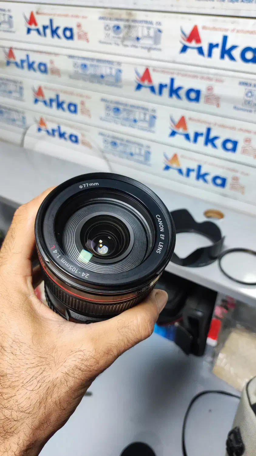 لنز ۲۴ ۱۰۵ کانن canon|دوربین عکاسی و فیلم‌برداری|سلمان‌شهر, |دیوار