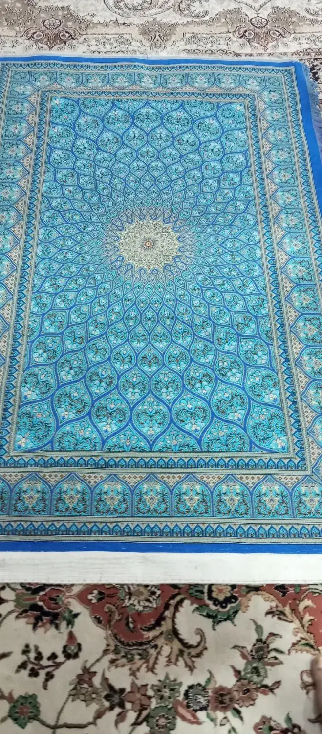 قالی دستباف|فرش|قم, وادی السلام|دیوار