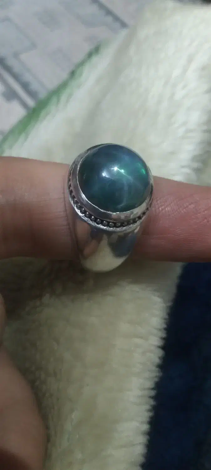 انگشتر یاقوت استار سبز|جواهرات|چهاردانگه (تهران), |دیوار