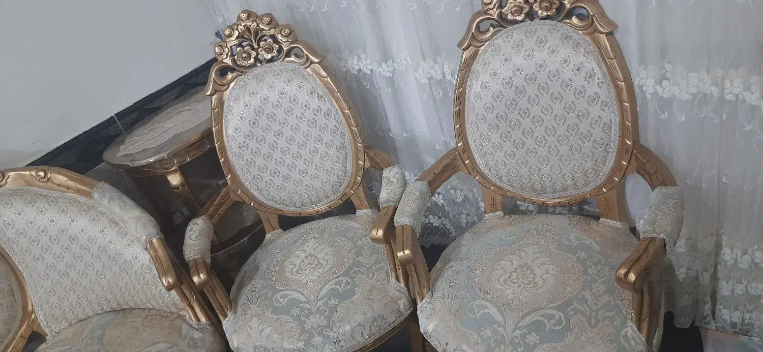 ست مبل و میز نهار خوری سلطنتی|مبلمان خانگی و میز عسلی|ضیاء آباد, |دیوار