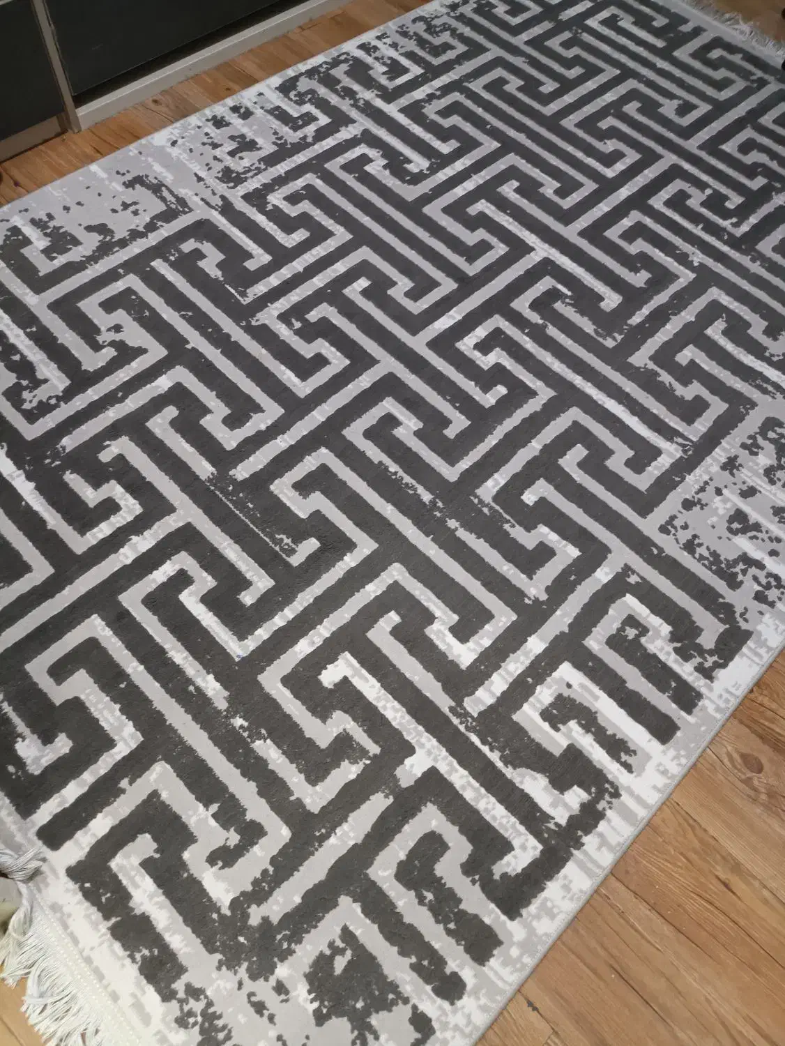 گلیم چهارمتری سالم رنگ طوسی|گلیم، جاجیم، گبه|اسلام‌شهر, شهرک قائمیه|دیوار