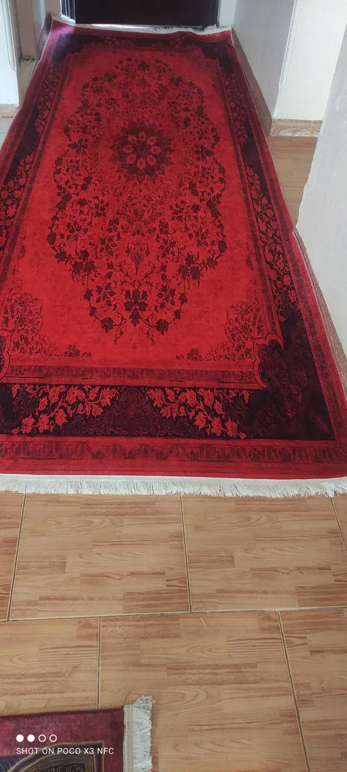 فرشینه مخمل کاملا نو|گلیم، جاجیم، گبه|شاهین‌شهر, خبرنگار|دیوار