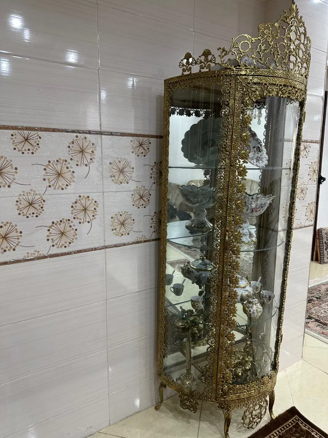 بوفه برنزی|بوفه، ویترین، کنسول|ساری, |دیوار