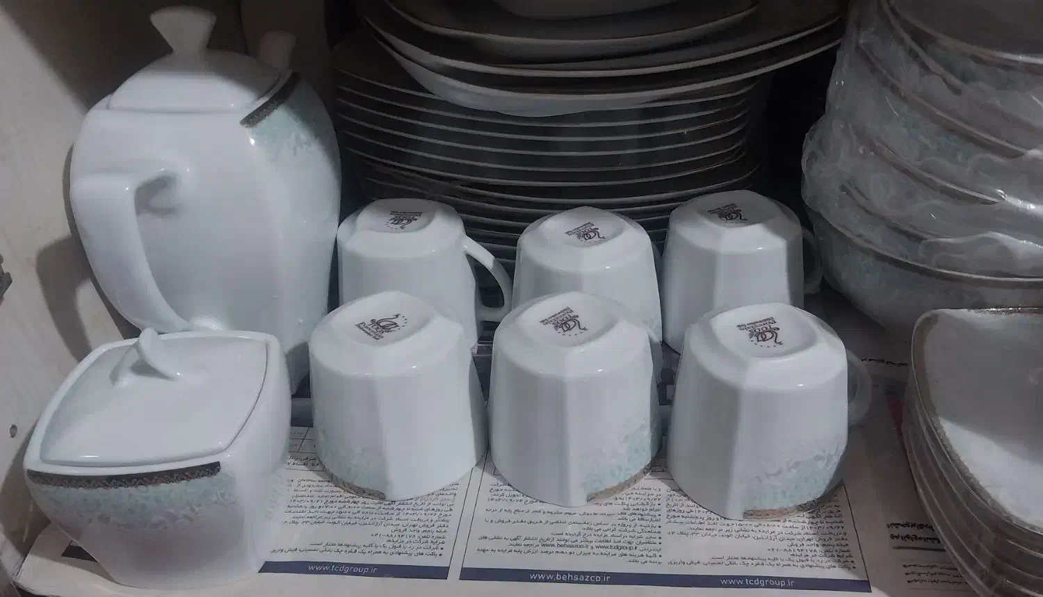 سرویس چای خوری|ظروف سرو و پذیرایی|میاندوآب, |دیوار