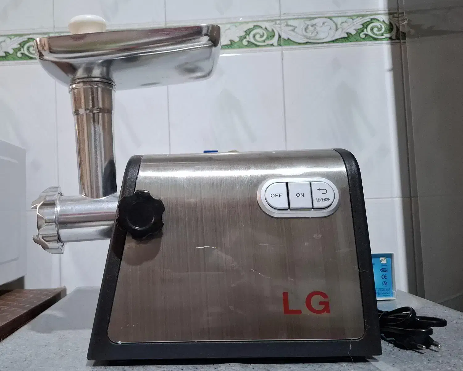 چرخ گوشت ال‌جی|خردکن، آسیاب، غذاساز|شیراز, تندگویان|دیوار