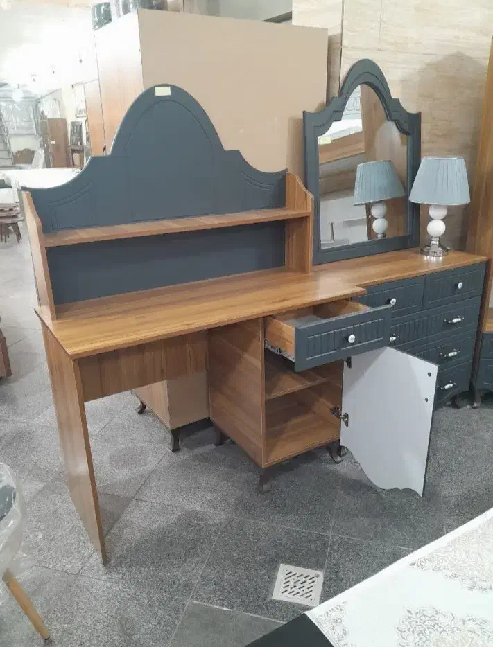 میز تحریر قهوهای طوسی|میز تحریر و کامپیوتر|بندرعباس, |دیوار